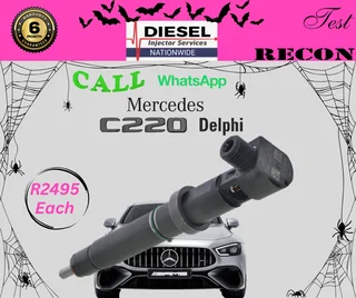 Mercedes C220 Delphi diesel injectors