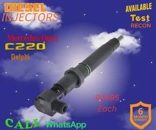 Mercedes C220 Delphi diesel injectors