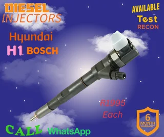 Hyundai H1 Bosch diesel injectors