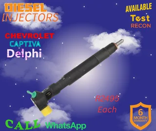 Chevrolet Captiva Delphi diesel injectors