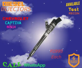 Captiva Bosch diesel injectors