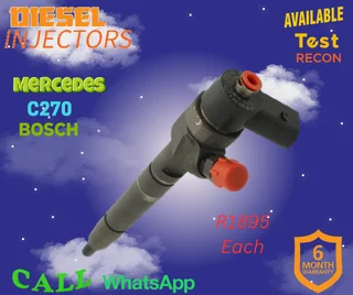 Mercedes C270 Bosch diesel injectors