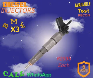 BMW X3 diesel injectors
