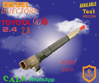 Toyota GD6 diesel injectors