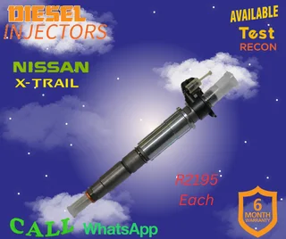 Nissan Xtrail diesel injectors