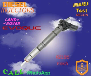 Land Rover Evoque diesel injectors