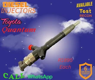 Toyota Quantum diesel injectors