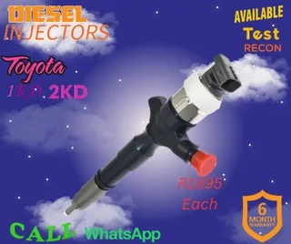 Toyota 1 kd / 2 kd diesel injectors