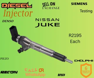 Nissan Juke diesel injectors
