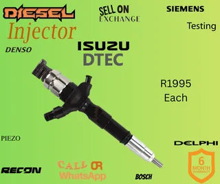 Isuzu Dtec diesel injectors