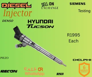 Hyndai Tucson diesel injectors