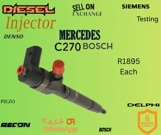 Mercedes C270 Bosch diesel injectors