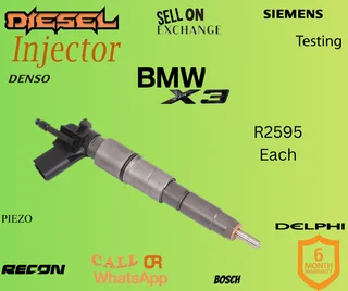 BMW X3 diesel injectors