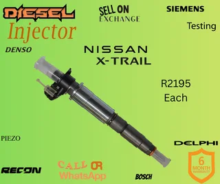 Nissan Xtrail diesel injectors