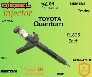 Toyota Quantum diesel injectors