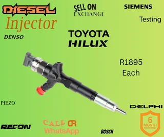 Toyota Hilux diesel injectors