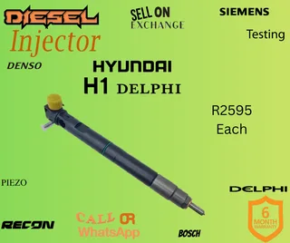 Hyundai H1 Delphi diesel injectors
