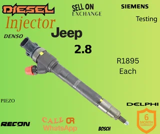 Jeep 2.8 diesel injectors