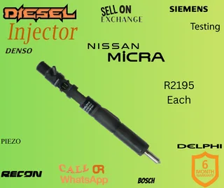 Nissan Micra diesel injectors
