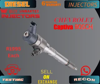 Chevrolet Captiva Bosch diesel injectors