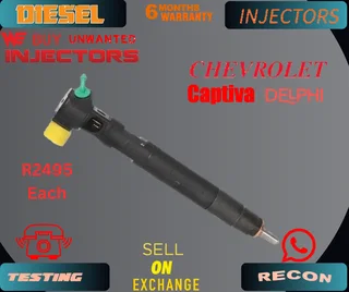 Chevrolet Captiva Delphi diesel injectors