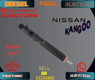 Nissan Kangoo diesel injectors