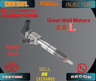 GWM 2.8 L diesel injectors