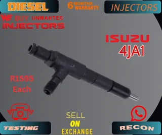 Isuzu 4JA1 diesel injectors