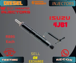 Isuzu 4JB1 diesel injectors