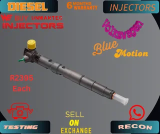 VW Bluemotion diesel injectors