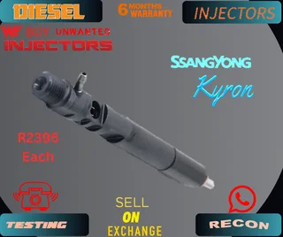 Ssangyong Kyron diesel injectors