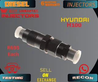 Hyundai H100 diesel injectors