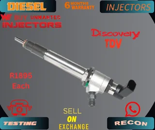 Discovery Tdv diesel injectors