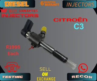 Citroen C3 diesel injectors