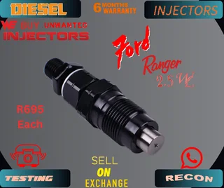 Ford Ranger 2.5 WL diesel injectors
