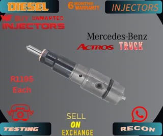 Mercedes Actros Truck diesel injectors