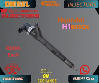 Hyundai H1 Bosch diesel injectors