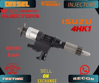 Isuzu 4HK1 diesel injectors