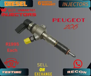 Peugeot 206 diesel injectors