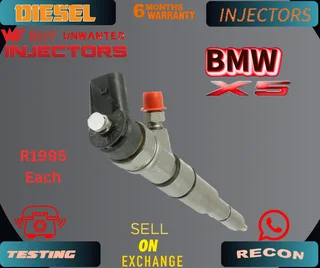 BMW X5 diesel injectors