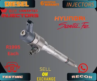 Hyundai Santa Fe diesel injectors