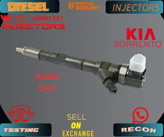 Kia Sorento diesel injectors