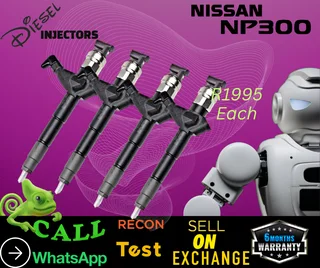 Nissan NP300 diesel injectors