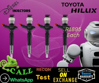 Toyota Hilux diesel injectors