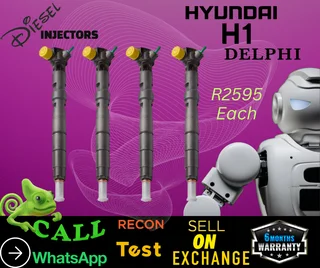 Hyundai H1 Delphi diesel injectors