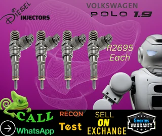 VW Polo 1.9 diesel injectors