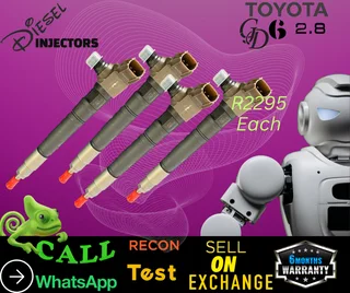 Toyota GD6 2.8 diesel injectors