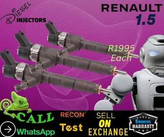 Renault 1.5 diesel injectors