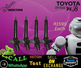 Toyota Dyna 14B diesel injectors