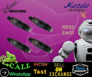 Mazda B2500 WL diesel injectors